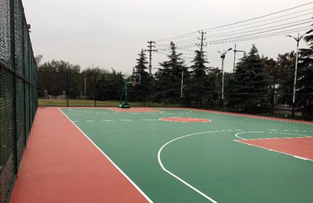 上海天马工厂硅pu塑胶篮球场